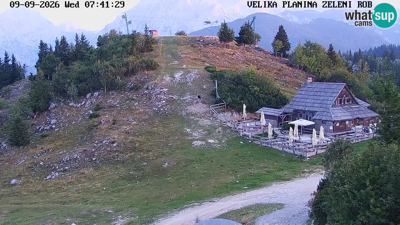 Zeleni Rob – Webcam live | Velika Planina