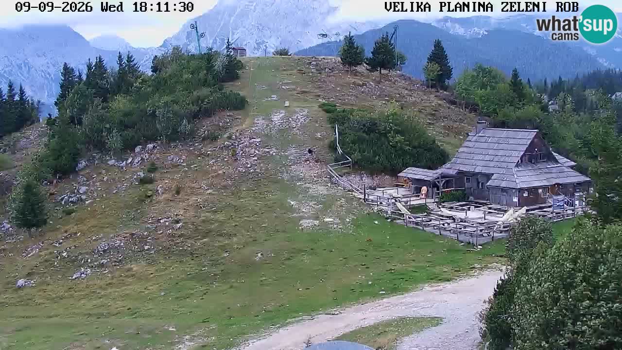 Zeleni Rob – Webcam live | Velika Planina