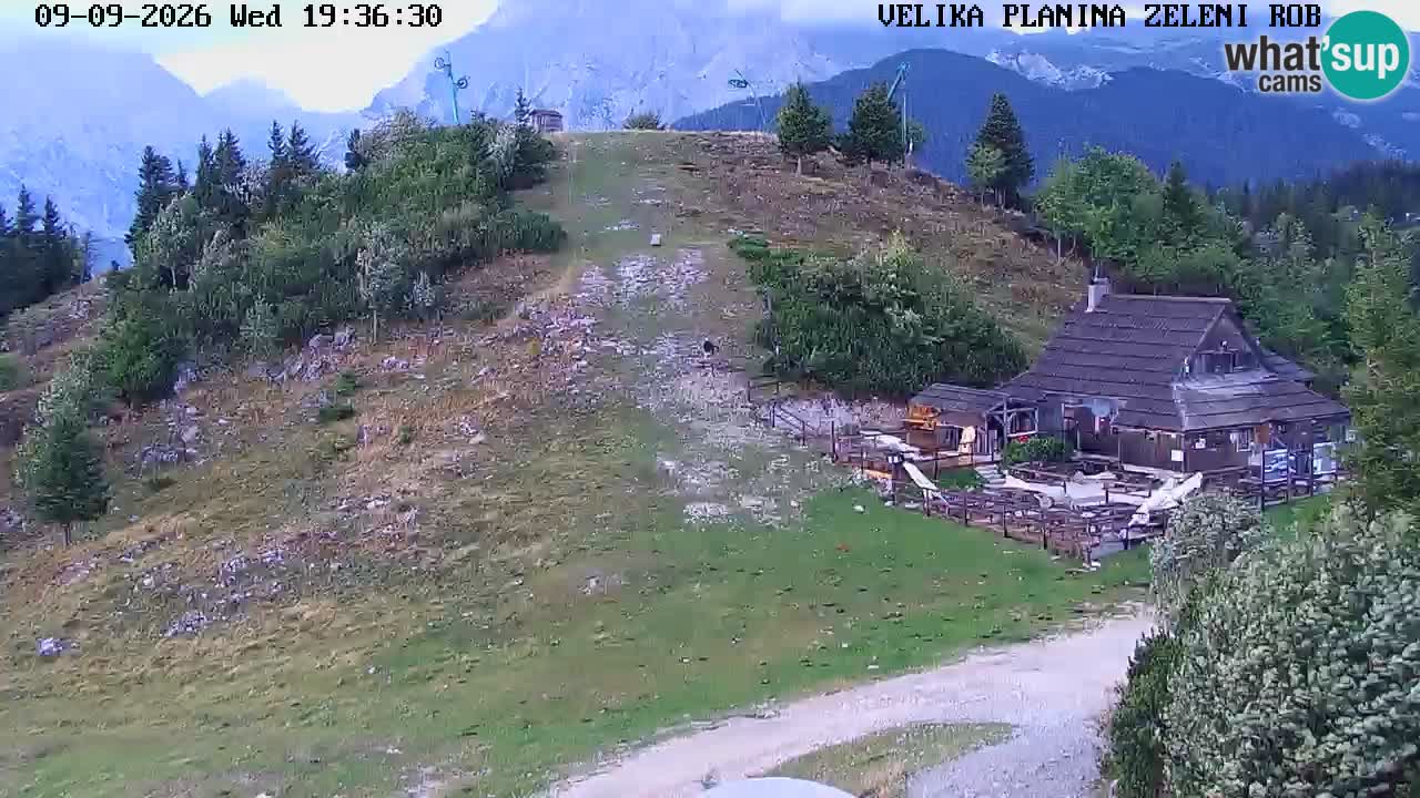 Zeleni Rob – Webcam live | Velika Planina
