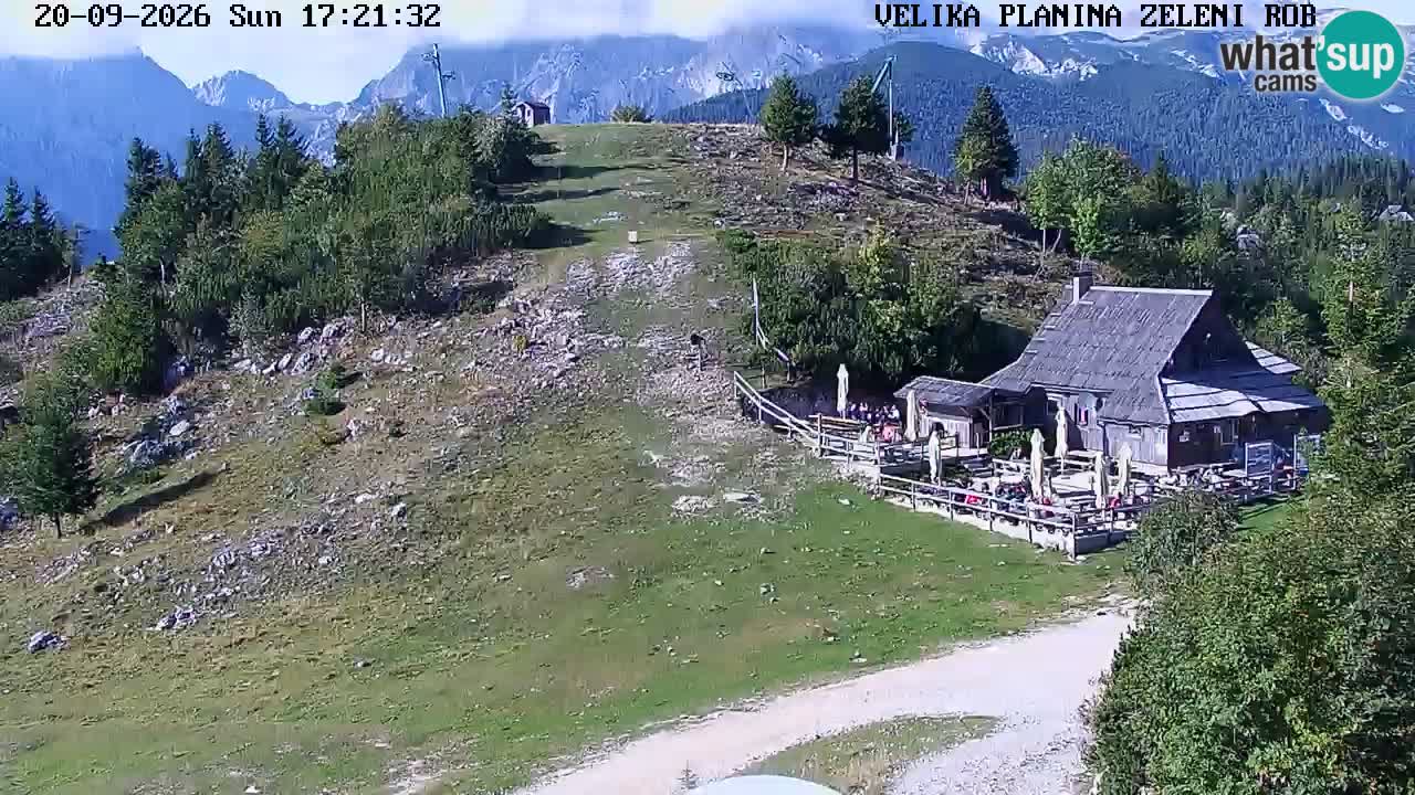 Zeleni Rob – Webcam live | Velika Planina