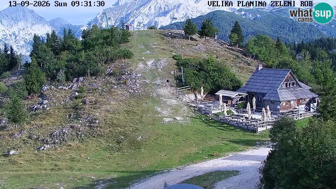 Zeleni Rob – Webcam live | Velika Planina