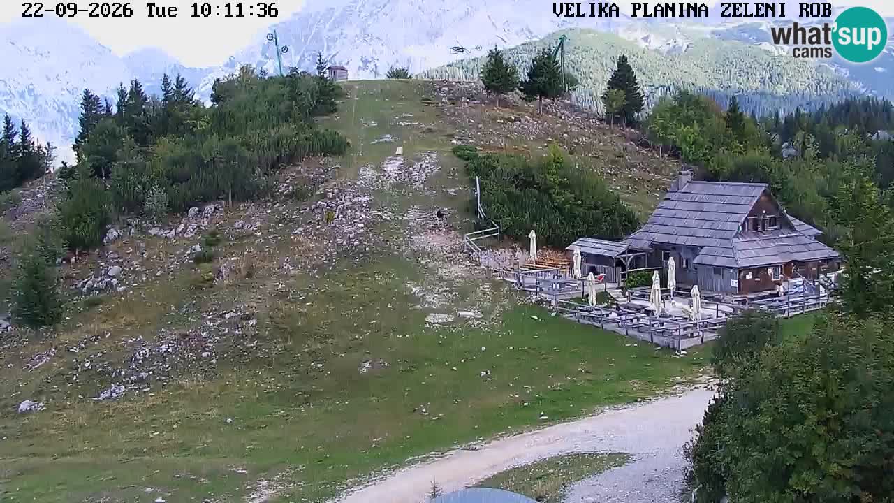 Zeleni Rob – Webcam live | Velika Planina
