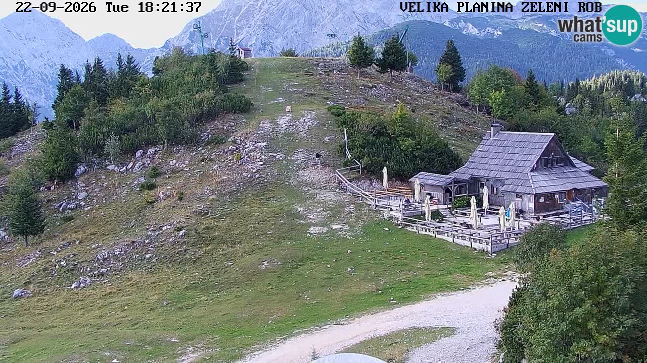 Zeleni Rob – Webcam live | Velika Planina