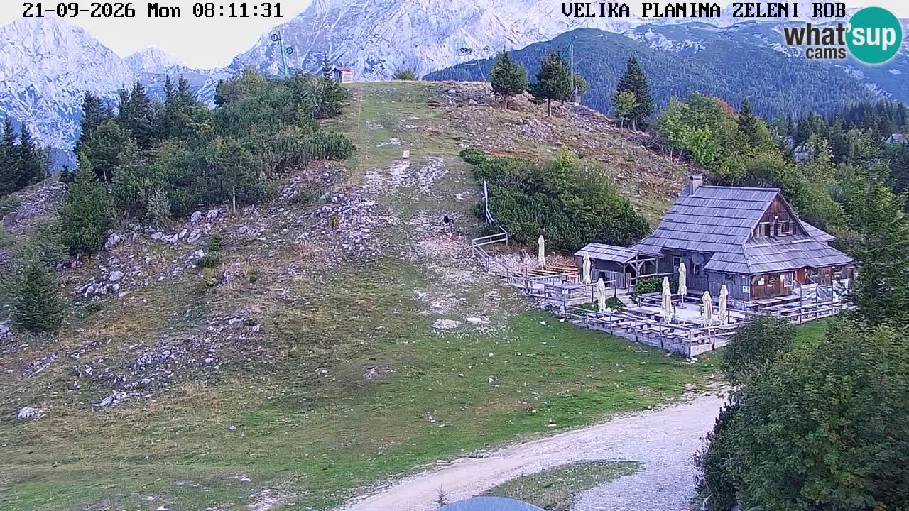 Zeleni Rob – Webcam live | Velika Planina