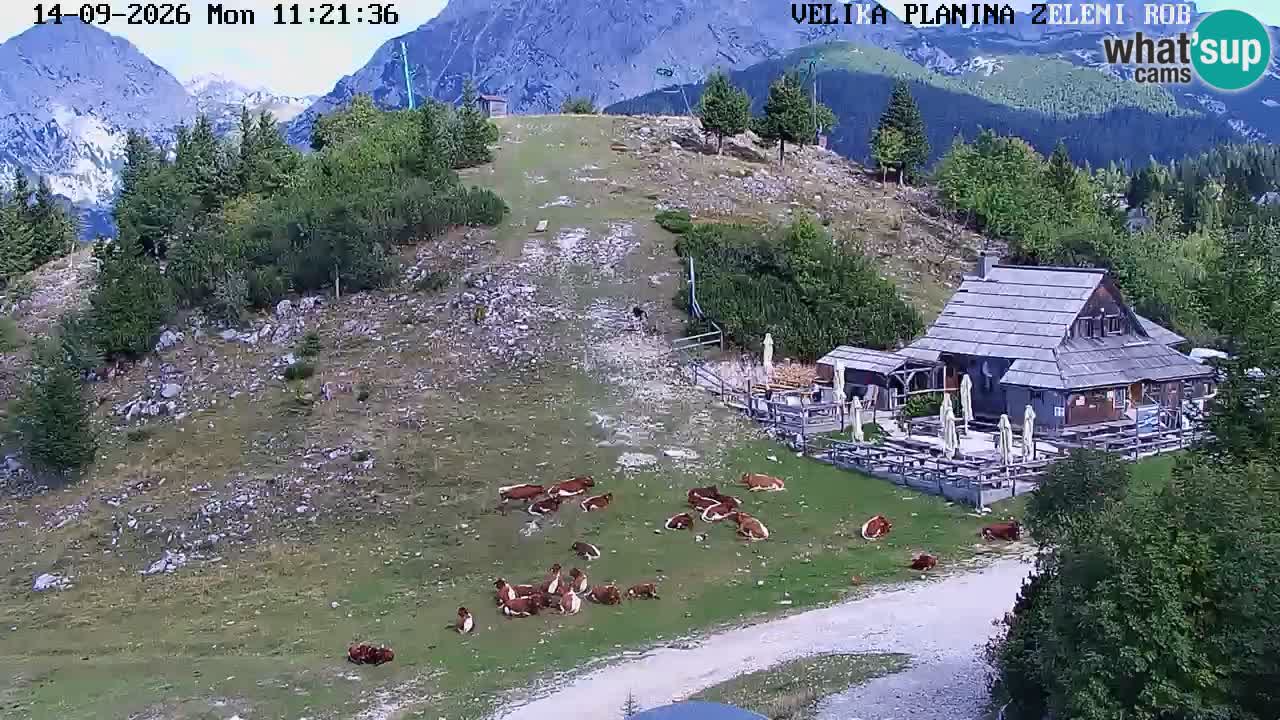 Zeleni Rob – Webcam live | Velika Planina