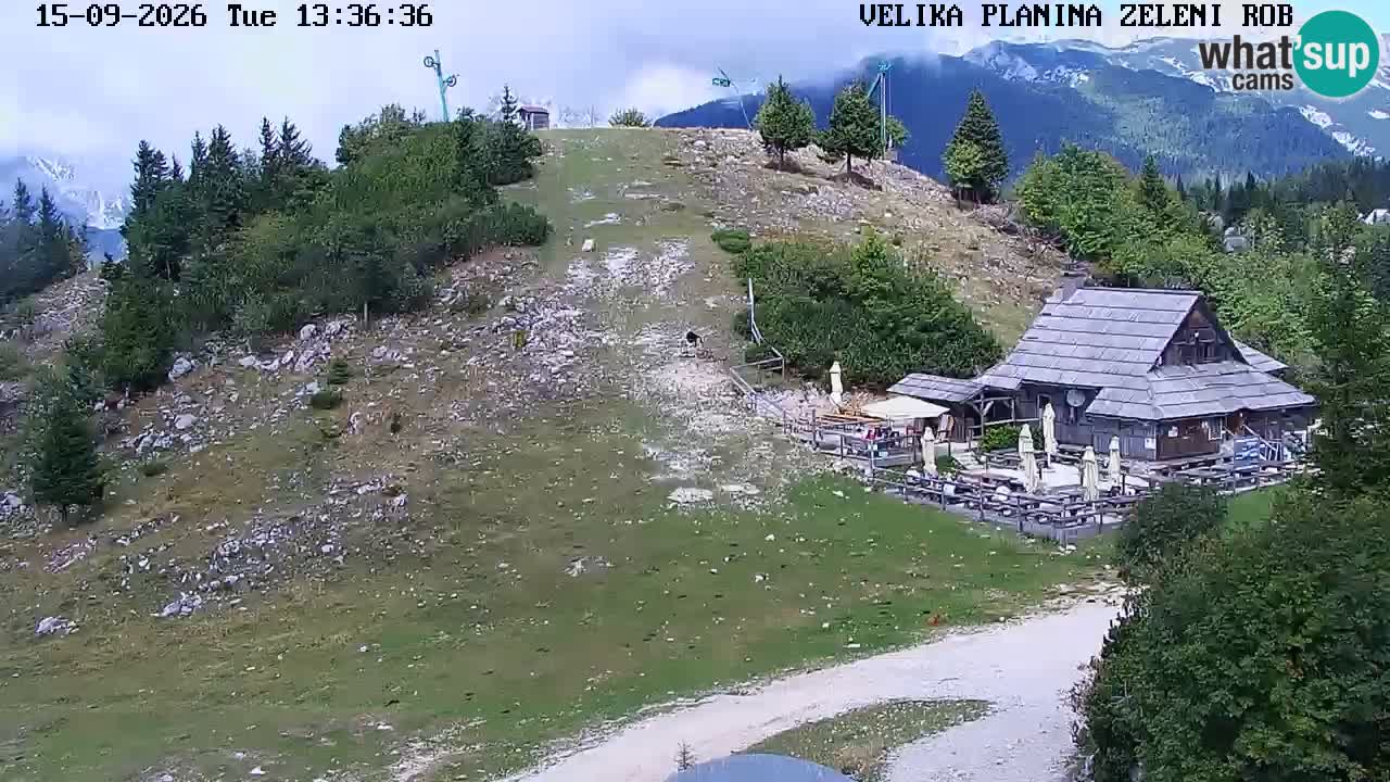 Zeleni Rob – Webcam live | Velika Planina