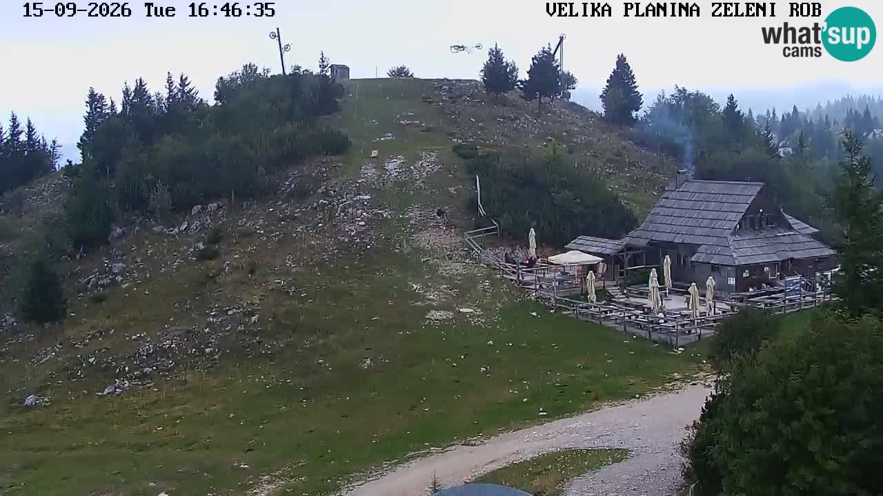 Zeleni Rob – Webcam live | Velika Planina