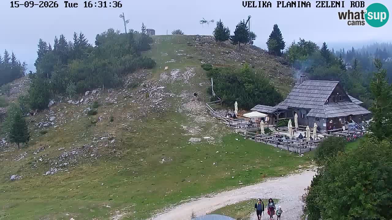 Zeleni Rob – Webcam live | Velika Planina