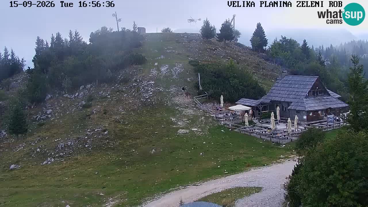 Zeleni Rob – Webcam live | Velika Planina