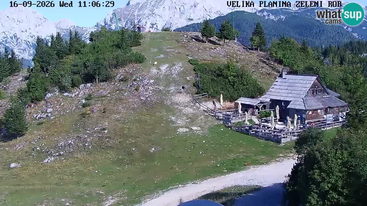 Zeleni Rob – Webcam live | Velika Planina
