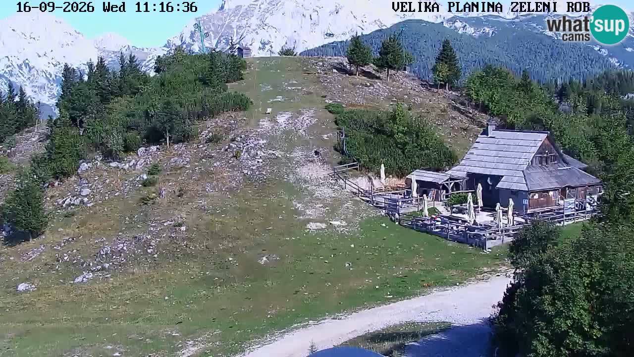 Zeleni Rob – Webcam live | Velika Planina