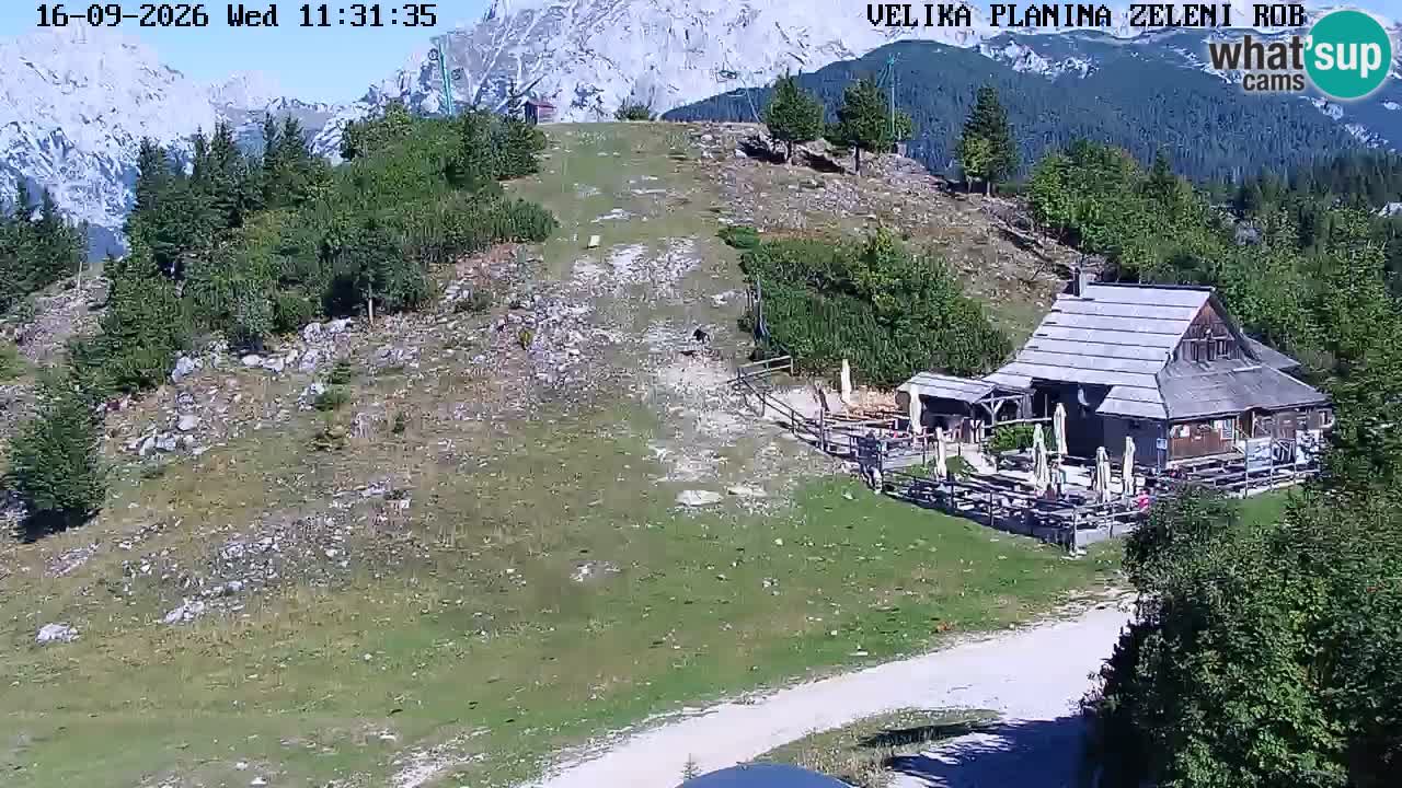 Zeleni Rob – Webcam live | Velika Planina