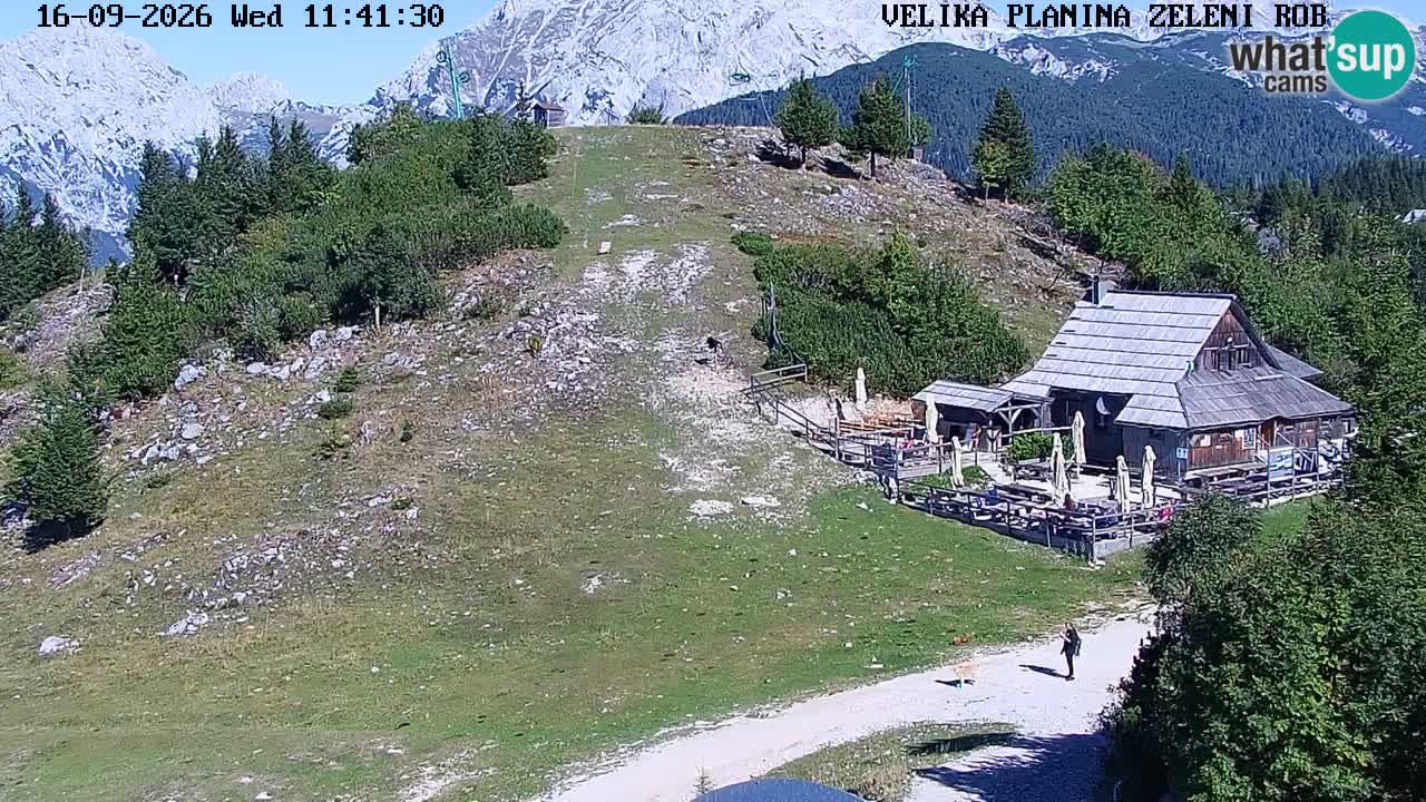 Zeleni Rob | Webcam live Velika Planina