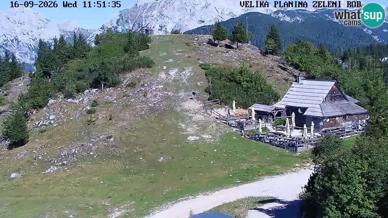 Zeleni Rob | Webcam live Velika Planina