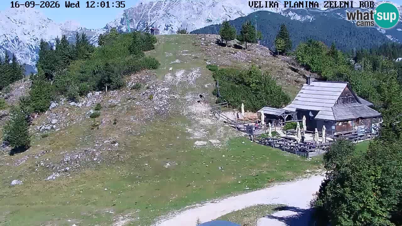 Zeleni Rob | Webcam live Velika Planina