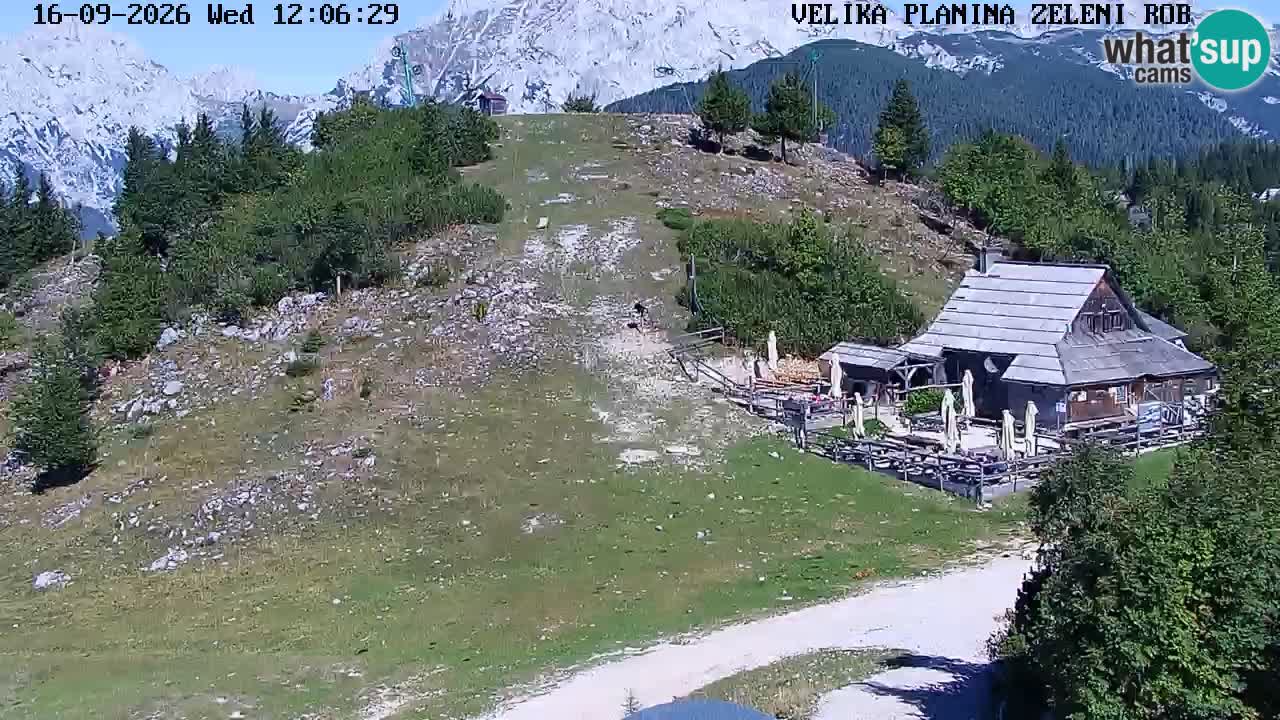 Zeleni Rob – Webcam live | Velika Planina