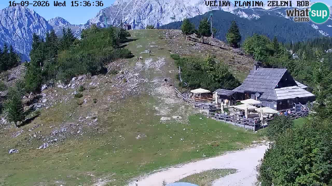 Zeleni Rob – Webcam live | Velika Planina