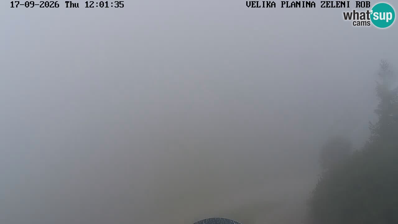 Zeleni Rob | Webcam live Velika Planina