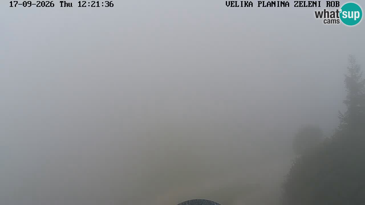 Zeleni Rob – Webcam live | Velika Planina