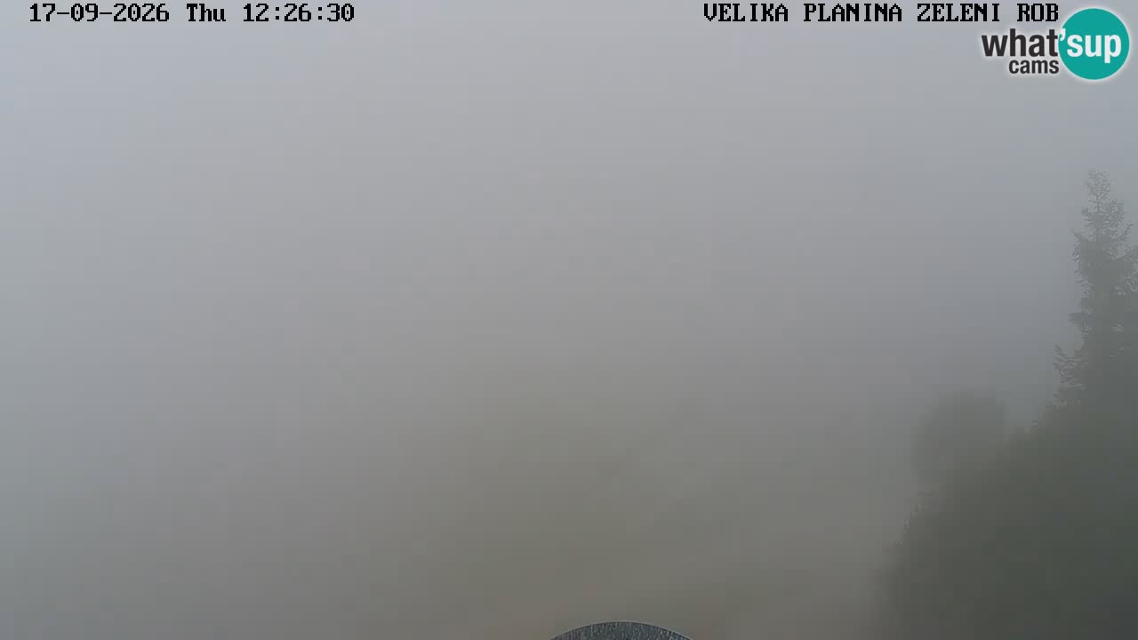 Zeleni Rob | Webcam en vivo Velika Planina