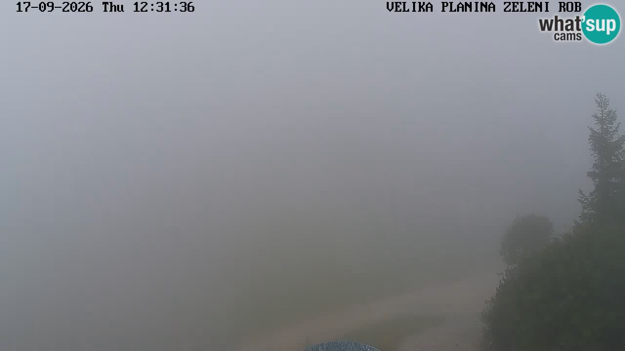 Zeleni Rob – Webcam live | Velika Planina