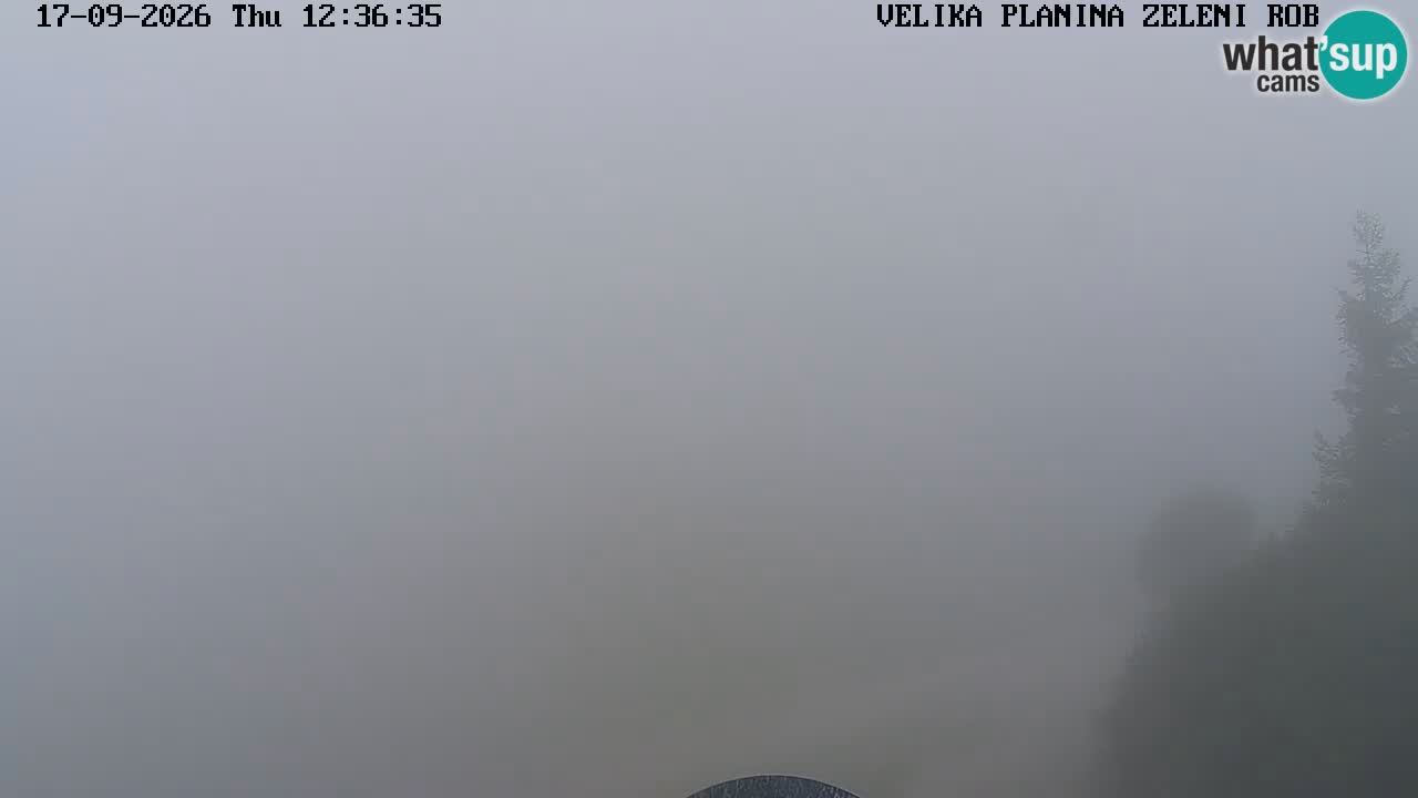 Zeleni Rob – Webcam live | Velika Planina