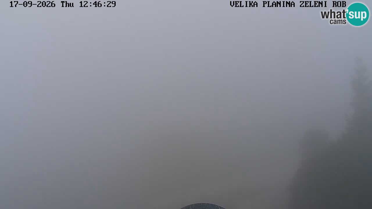 Zeleni Rob – Webcam live | Velika Planina