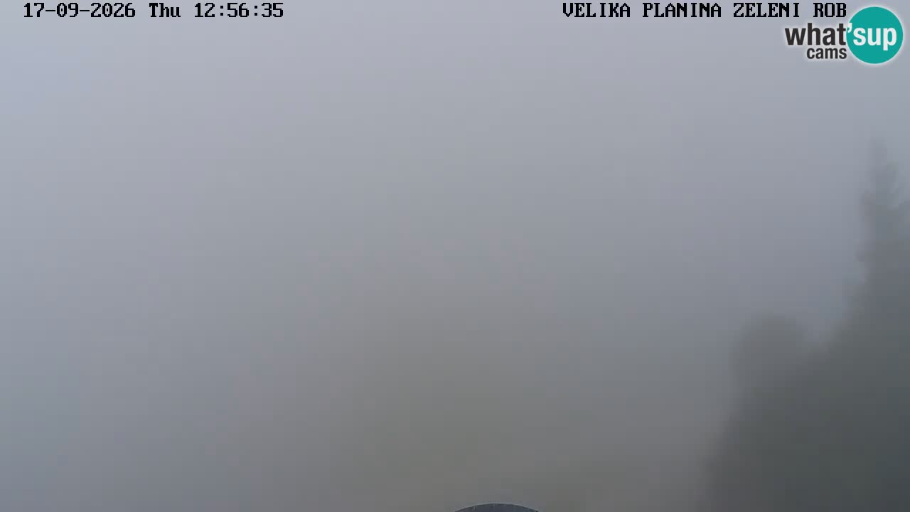 Zeleni Rob – Webcam live | Velika Planina