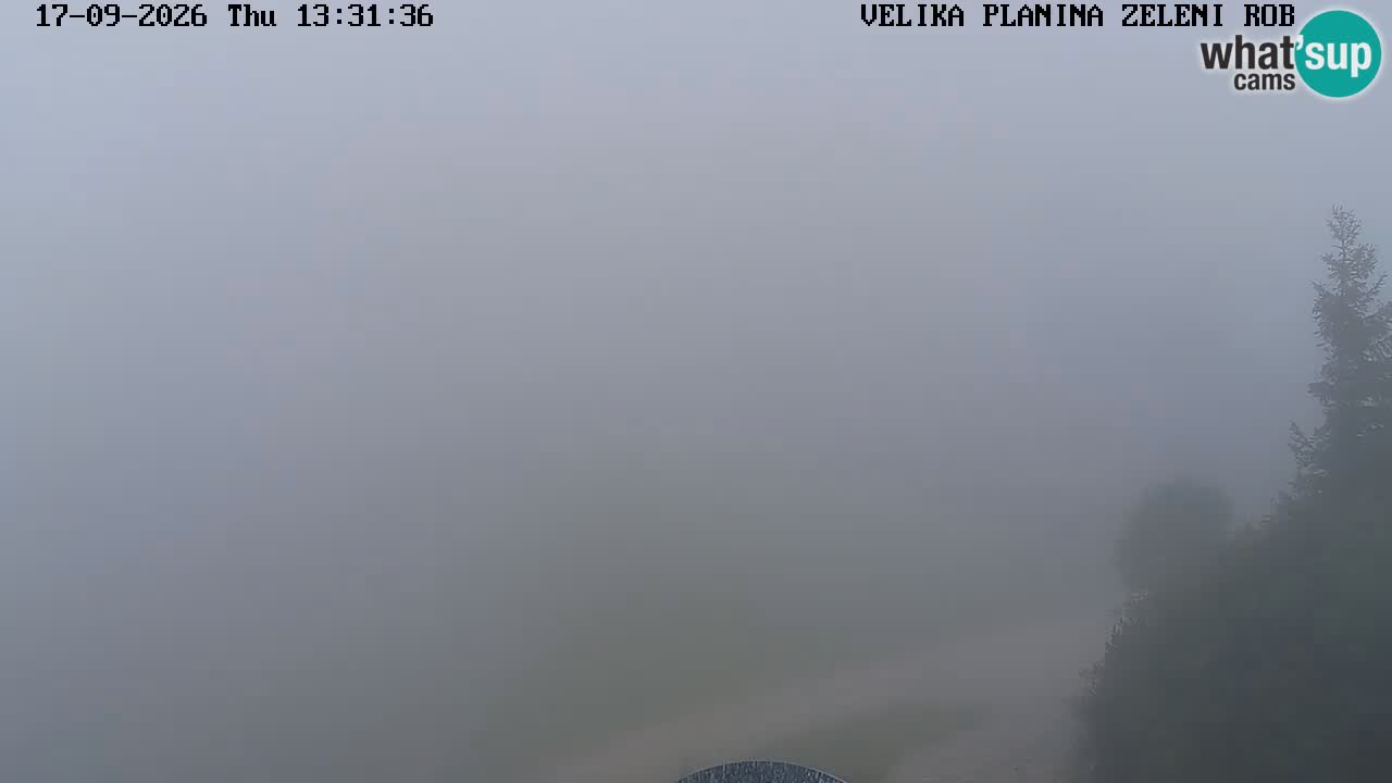 Zeleni Rob – Webcam live | Velika Planina