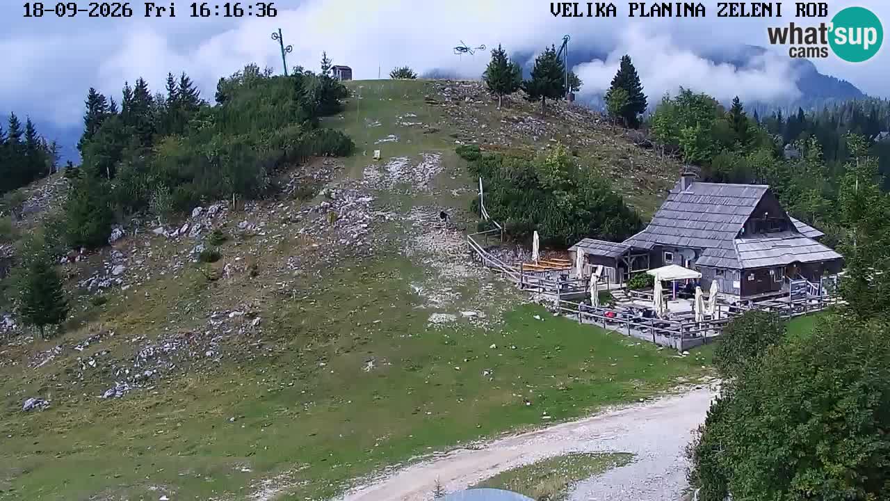 Zeleni Rob – Webcam live | Velika Planina