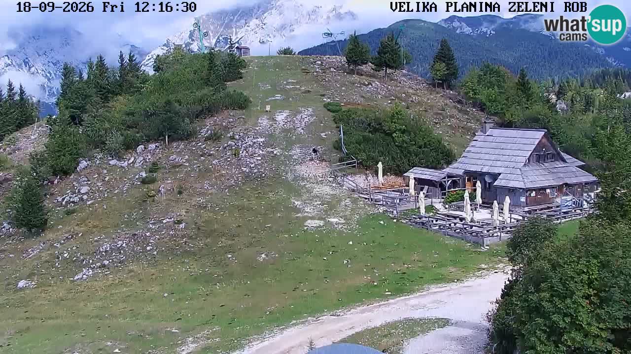 Zeleni Rob | Webcam live Velika Planina
