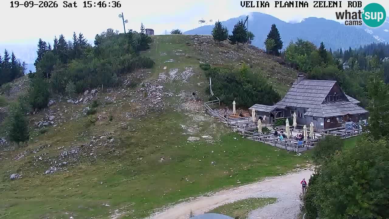 Zeleni Rob | Webcam en vivo Velika Planina