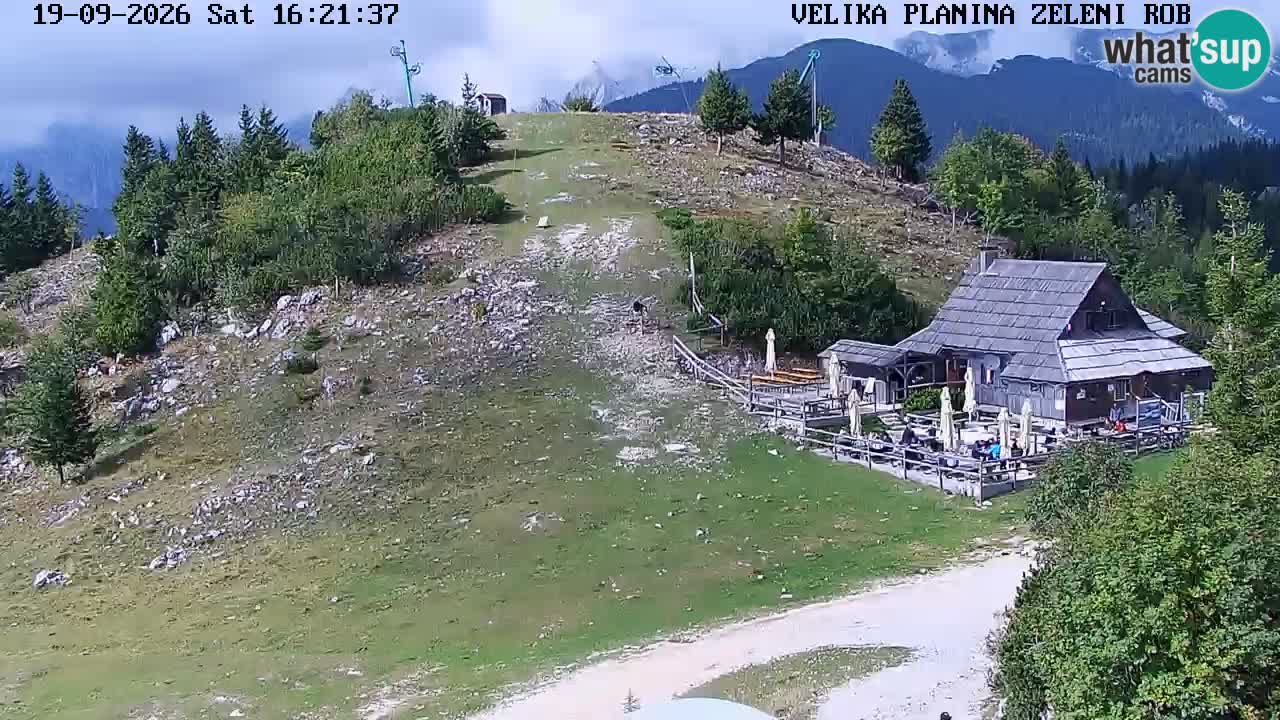 Zeleni Rob – Webcam live | Velika Planina