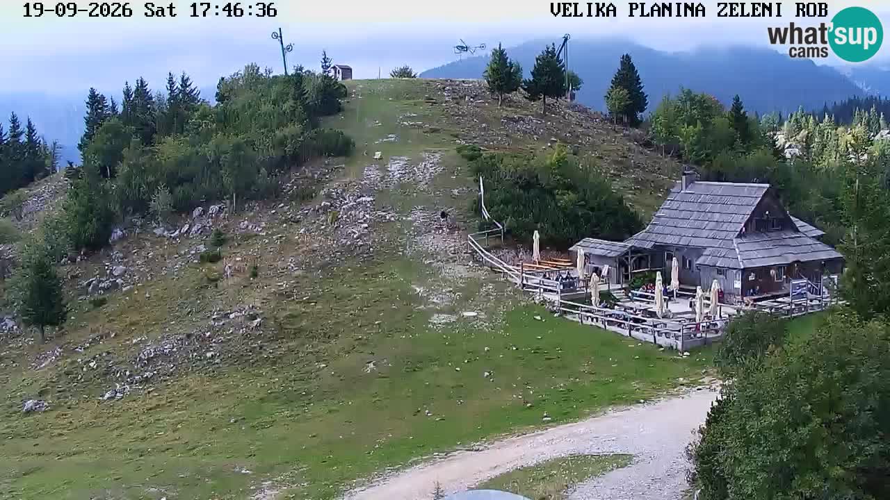 Zeleni Rob – Webcam live | Velika Planina