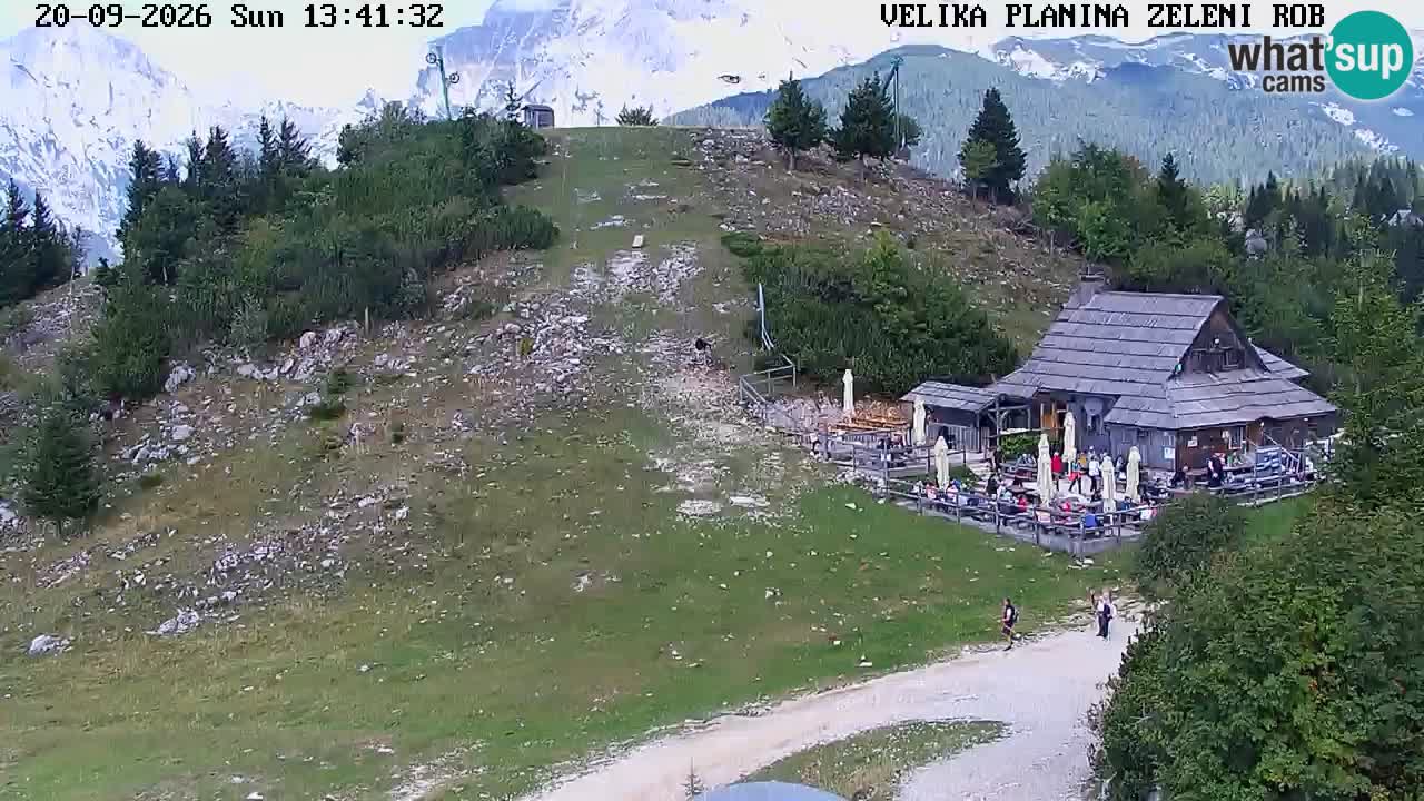 Zeleni Rob – Webcam live | Velika Planina