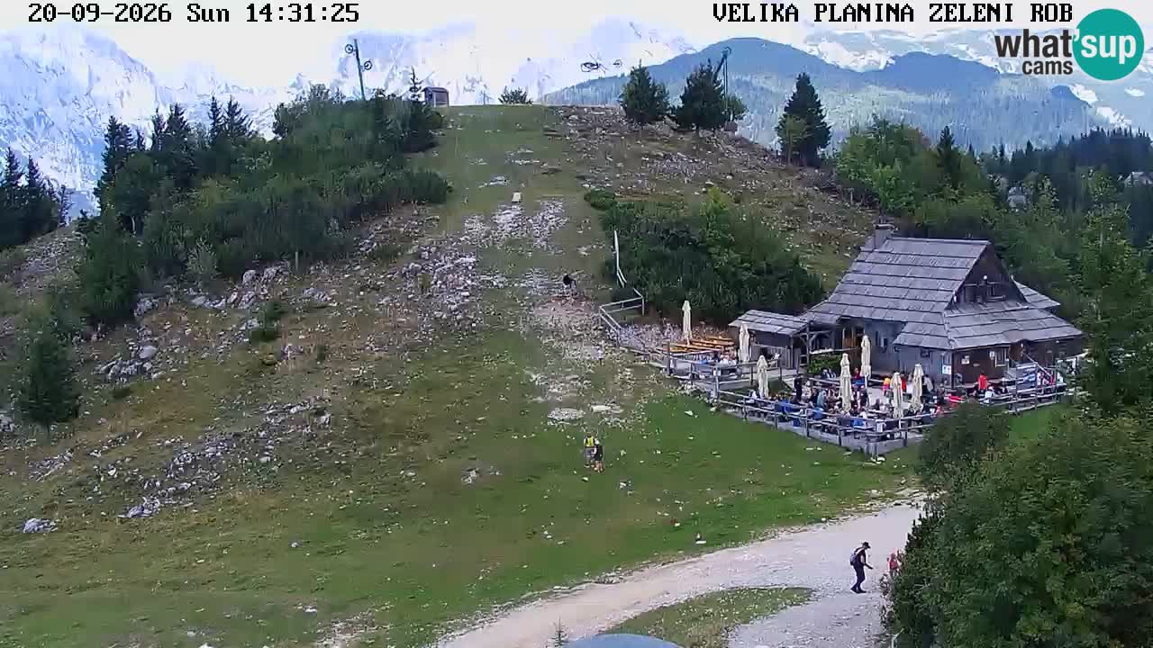 Zeleni Rob – Webcam live | Velika Planina