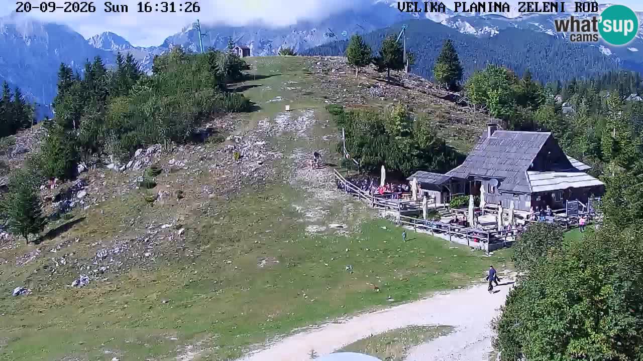Zeleni Rob – Webcam live | Velika Planina