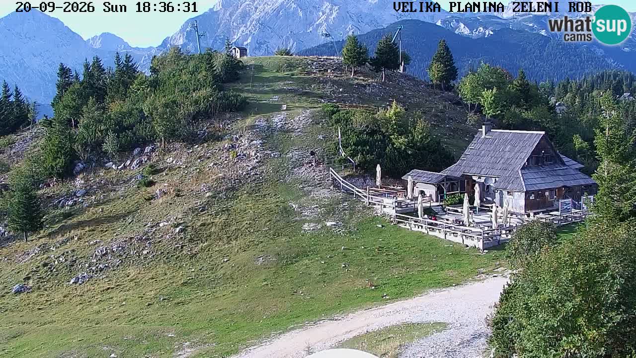 Zeleni Rob – Webcam live | Velika Planina
