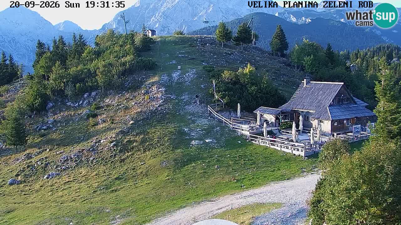 Zeleni Rob – Webcam live | Velika Planina