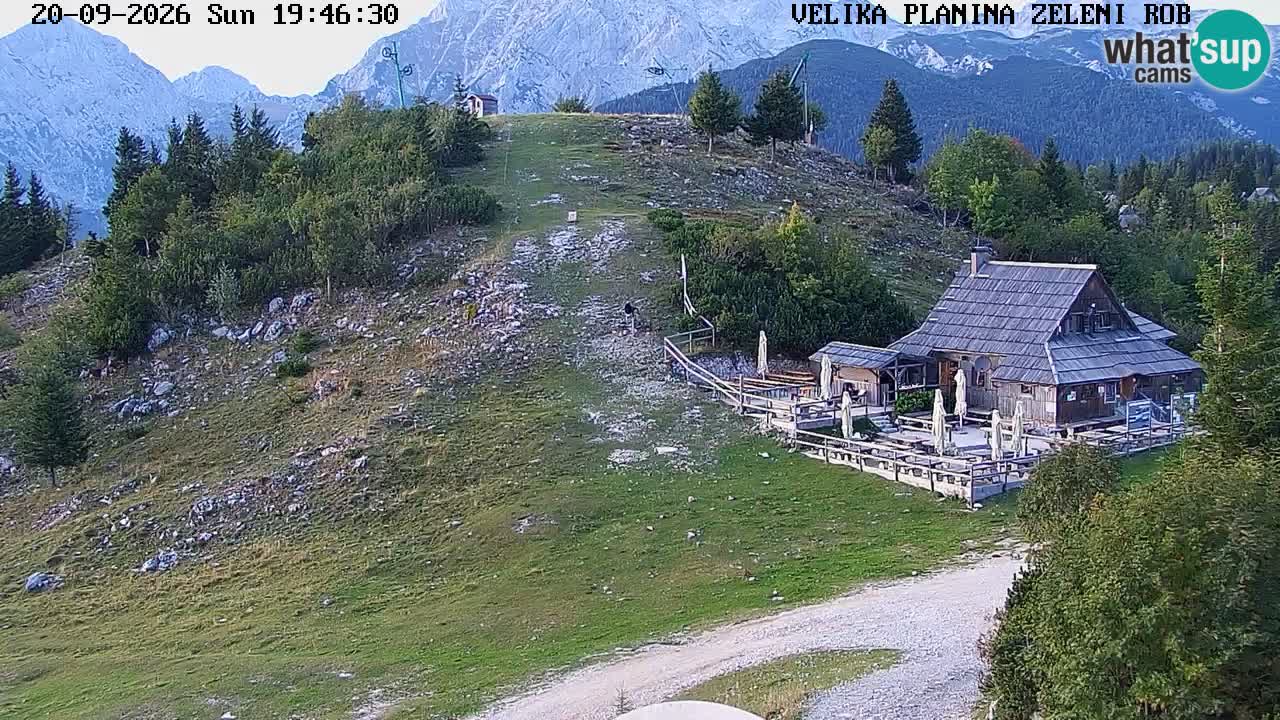 Zeleni Rob – Webcam live | Velika Planina