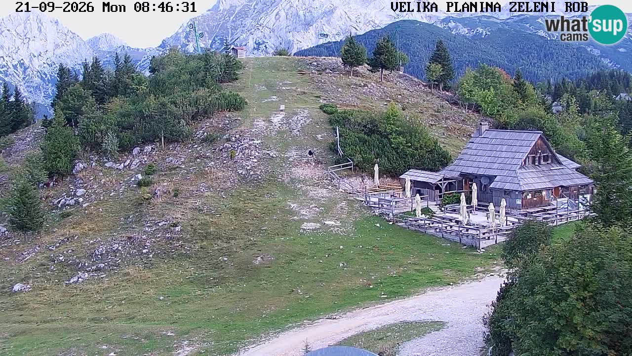 Zeleni Rob – Webcam live | Velika Planina