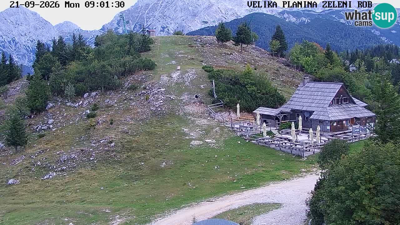 Zeleni Rob – Webcam live | Velika Planina