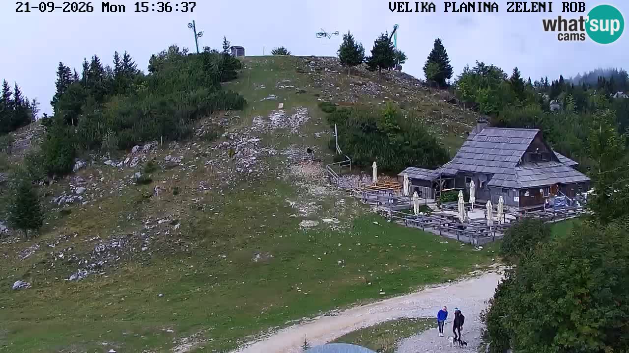 Zeleni Rob | Web kamera Velika Planina