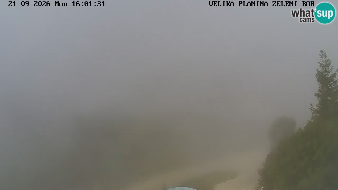 Zeleni Rob – Webcam live | Velika Planina