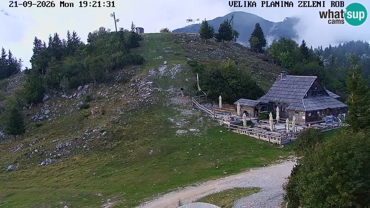 Zeleni Rob – Webcam live | Velika Planina