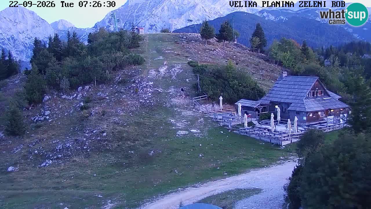 Zeleni Rob | Web kamera Velika Planina