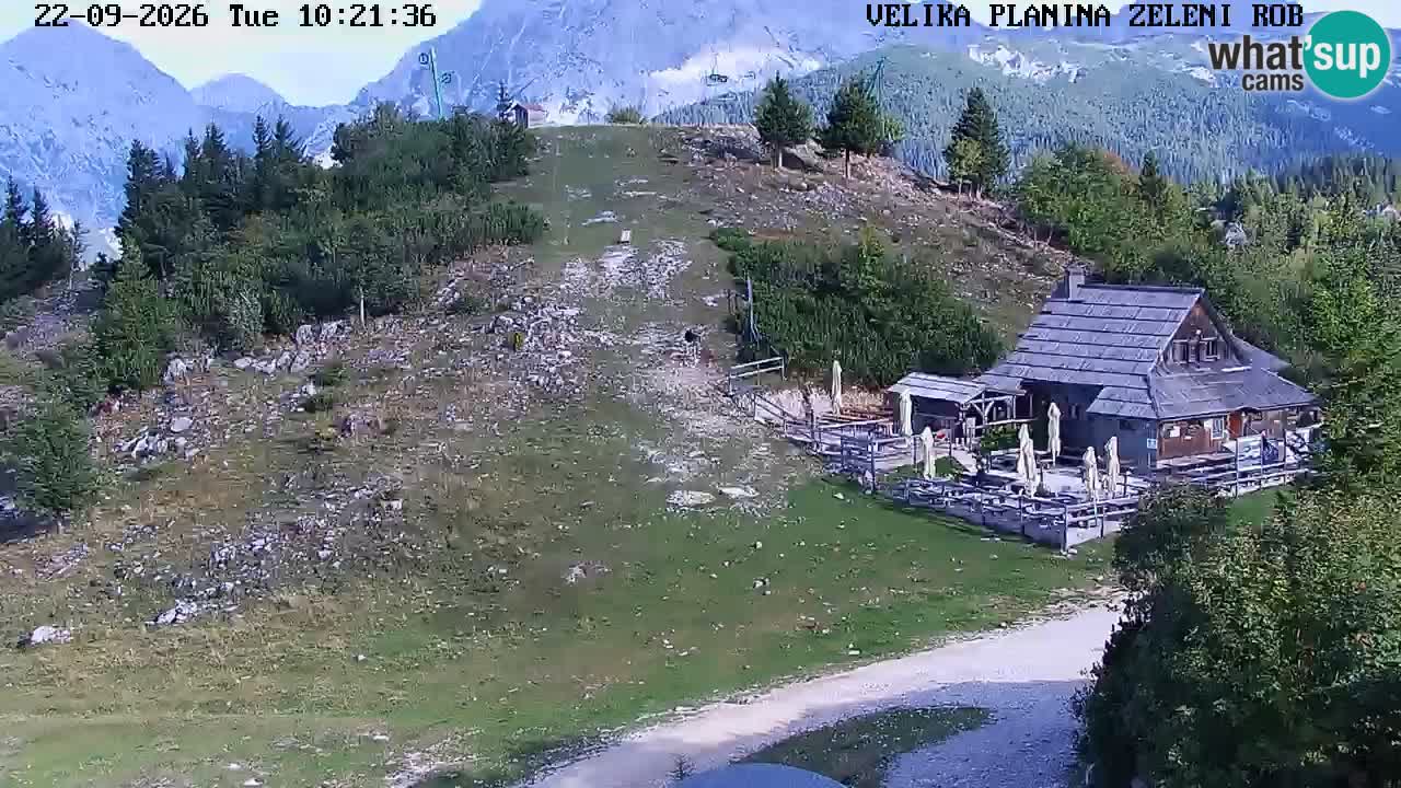 Zeleni Rob – Webcam live | Velika Planina