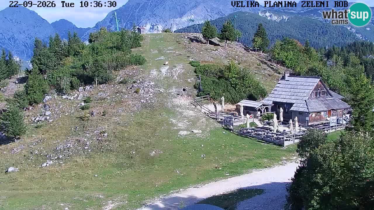 Zeleni Rob – Webcam live | Velika Planina