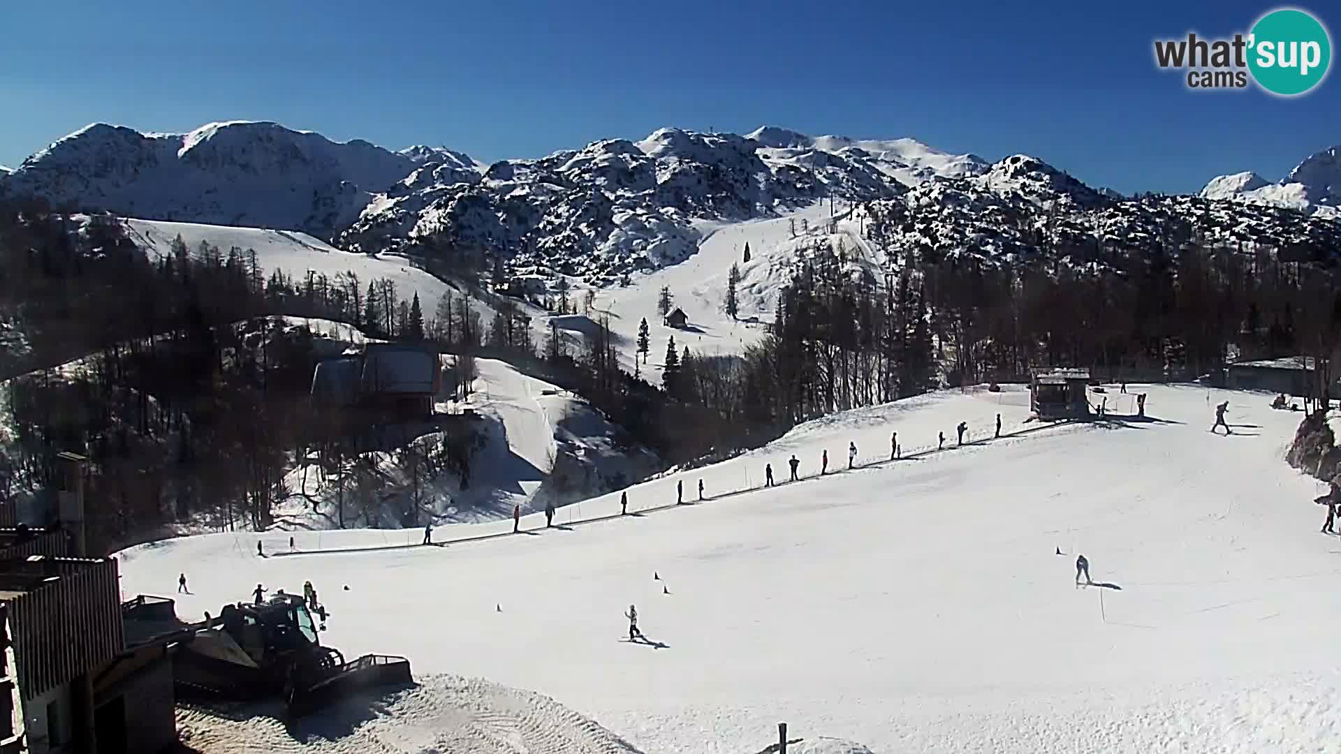 Spletna kamera Smučišče Kamera v zivo Vogel – postaja nihalke