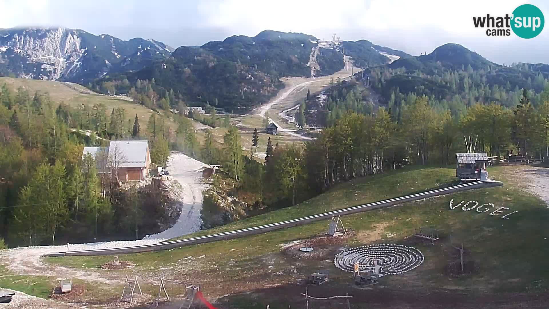Spletna kamera Smučišče Kamera v zivo Vogel – postaja nihalke